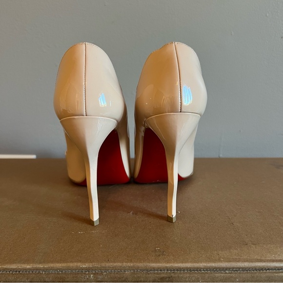 Christian Louboutin Baby Pink “Wawy Dolly 100mm” Stiletto Heels - Picture 4 of 11